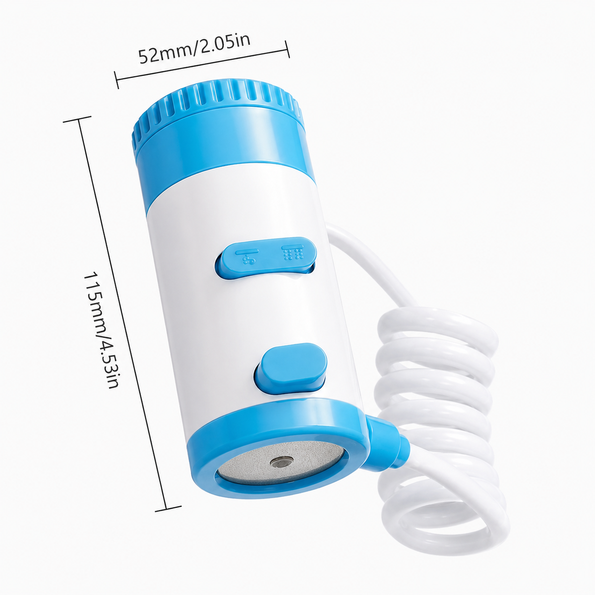 Close up of the tap extender spray head