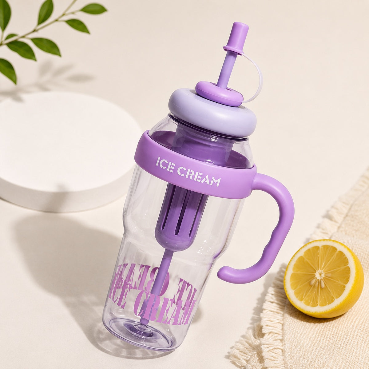 1200ML capacity shown with infused fruit water